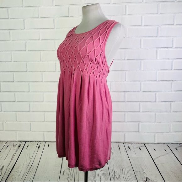 NWT Max Studio Orchid Pink Sleeveless Sweater Midi Dress - L - Picture 2 of 16